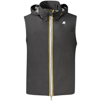 Black Polyester Men's Jacket