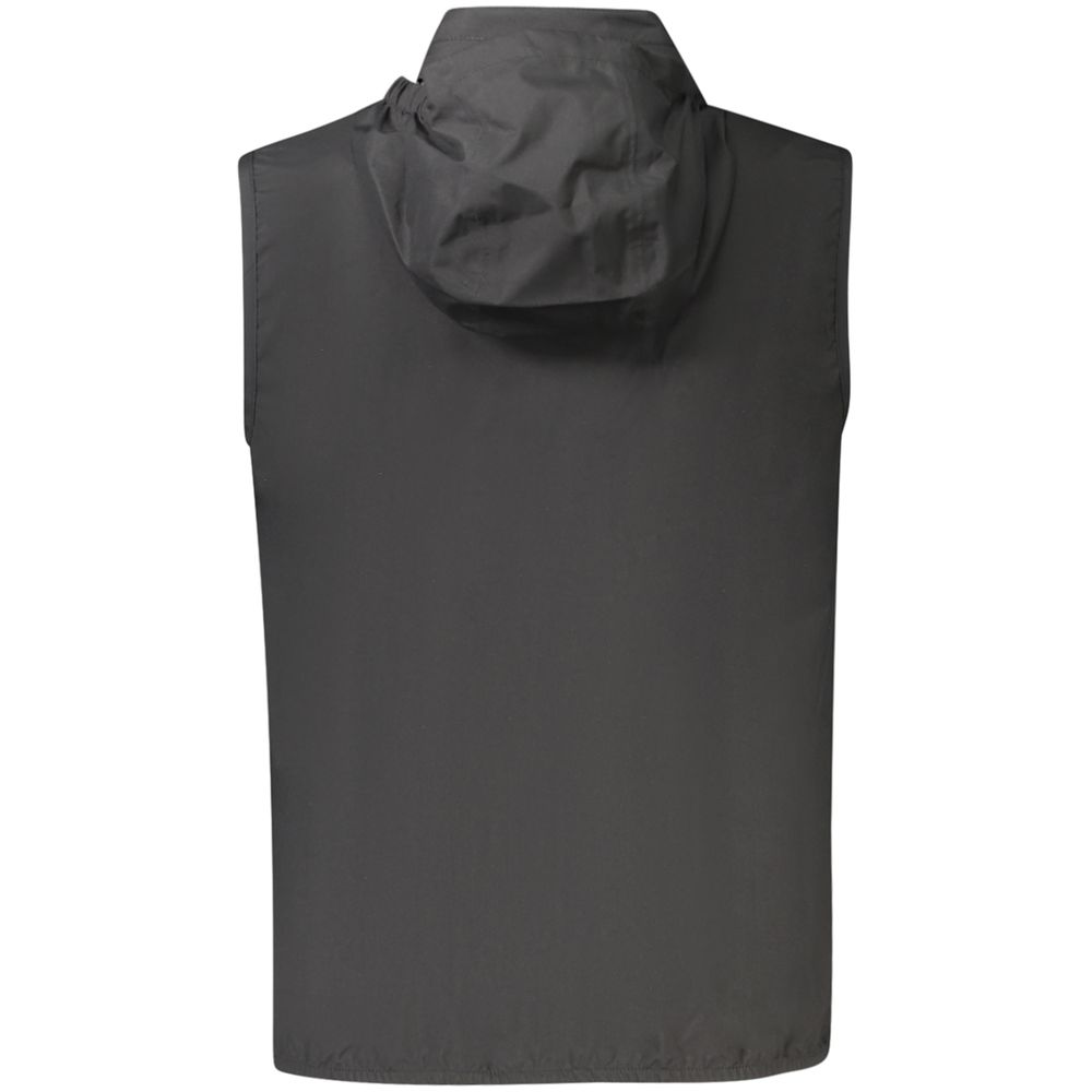 Black Polyester Men's Jacket
