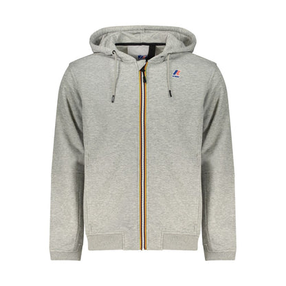Gray Polyester Men Sweatshirt