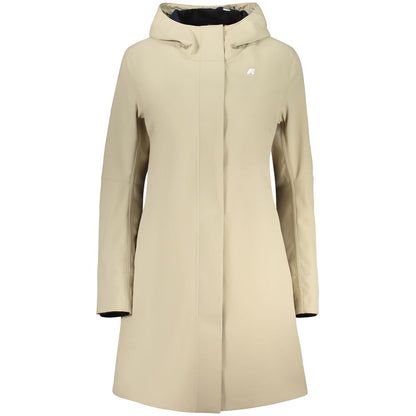 Beige Polyester Women's Jacket