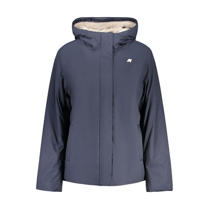 Blue Polyester Women's Jacket