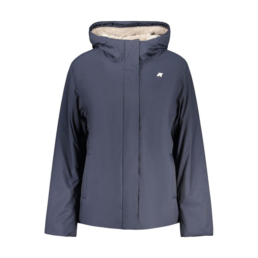 Blue Polyester Women's Jacket