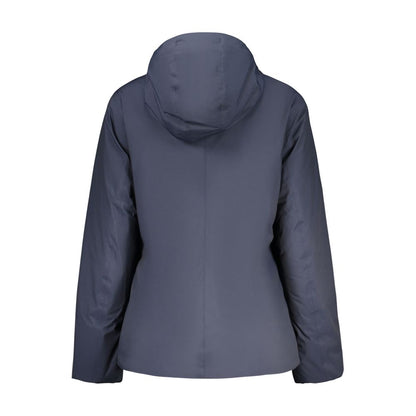 Blue Polyester Women's Jacket