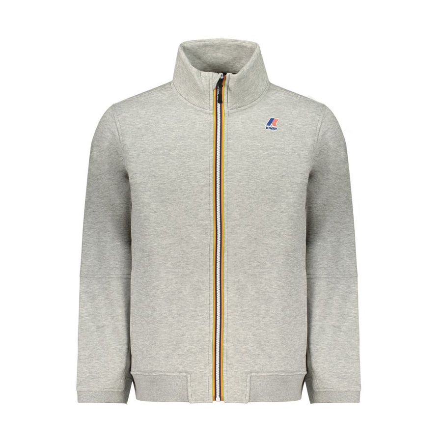 Gray Polyester Men's Sweatshirt