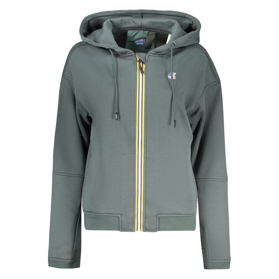 Green Polyester Women's Sweatshirt