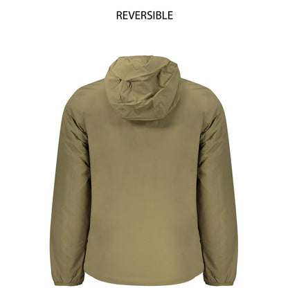 Green Nylon Men's Jacket