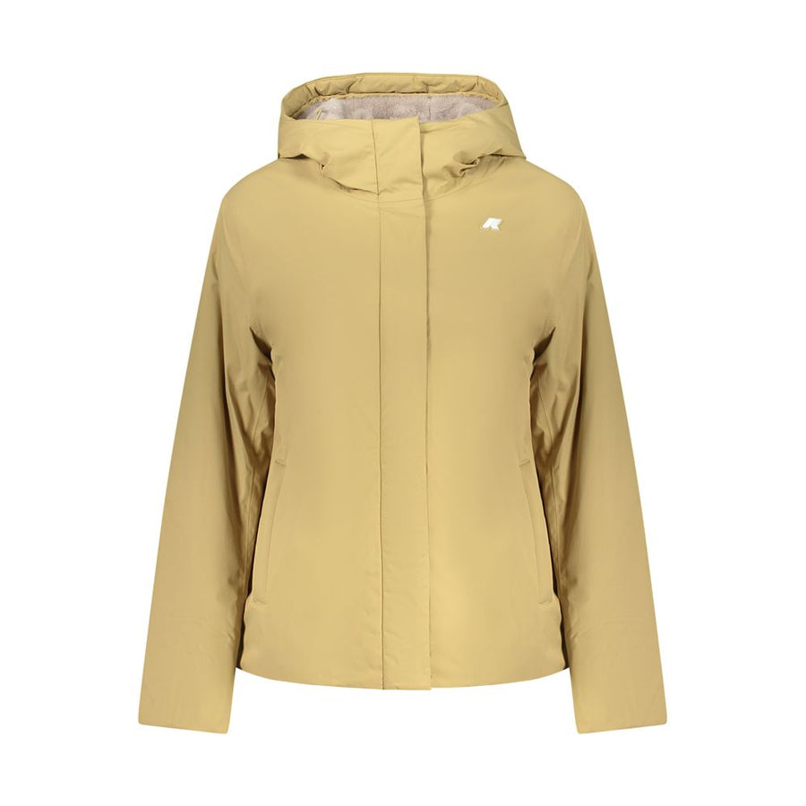 Beige Nylon Shell Jacket