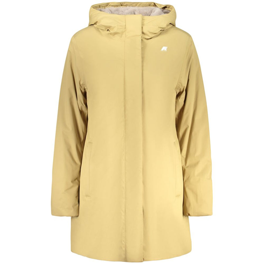 Beige Polyester Women's Jacket