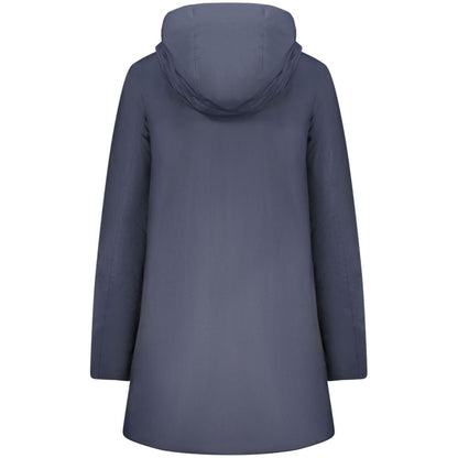 Blue Nylon Women's Jacket
