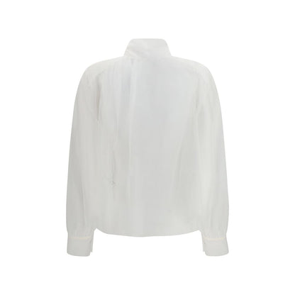 White Polyester Shirt