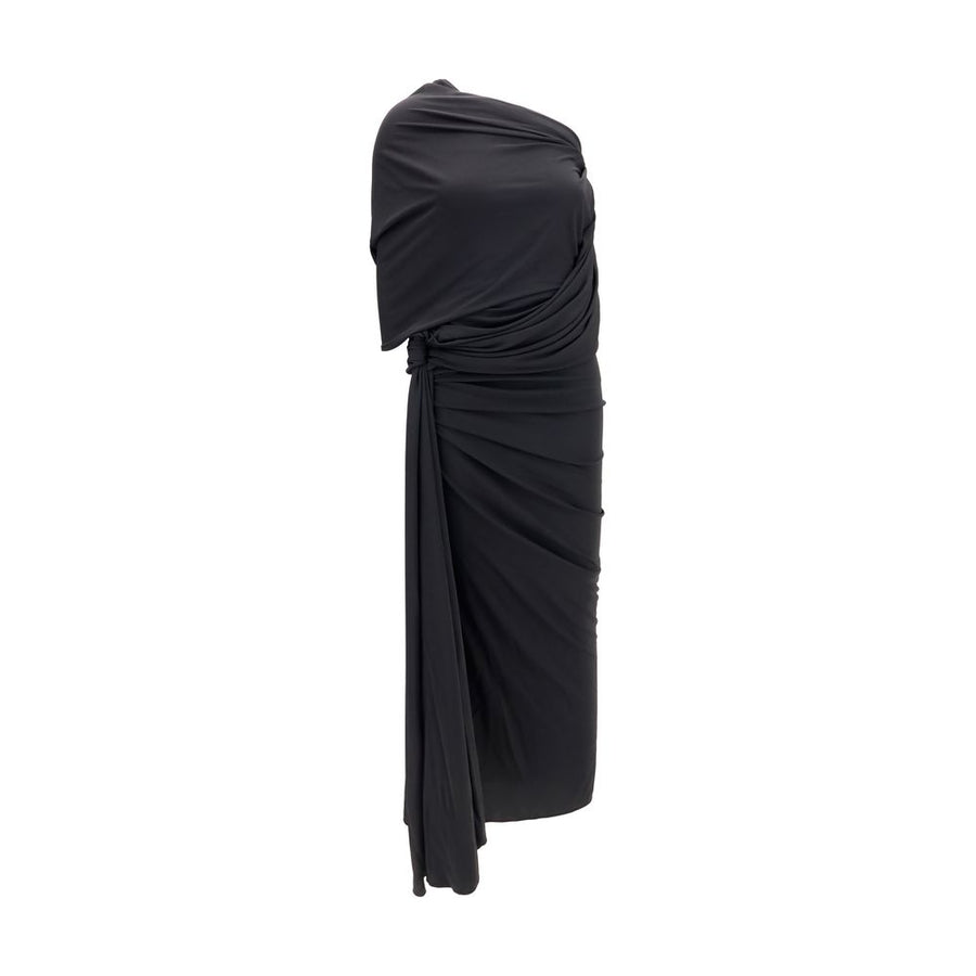 Black Viscose Cocktail Dress