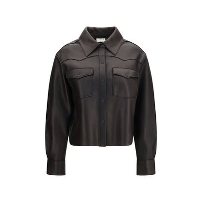 Black Lamb Leather Leather Jacket
