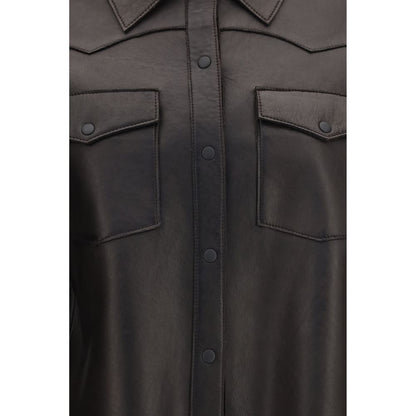 Black Lamb Leather Leather Jacket
