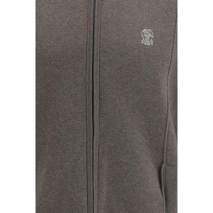 Bicolor Cashmere Hoodie