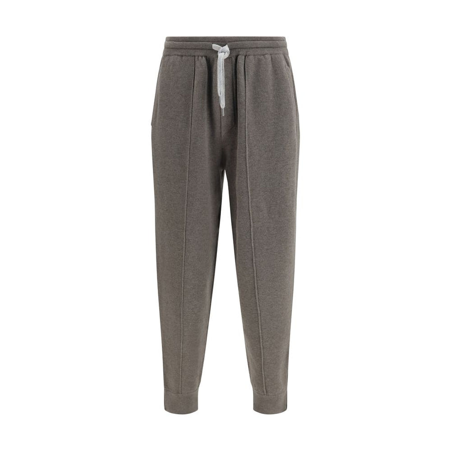 Bicolor Cashmere Athletic Pants