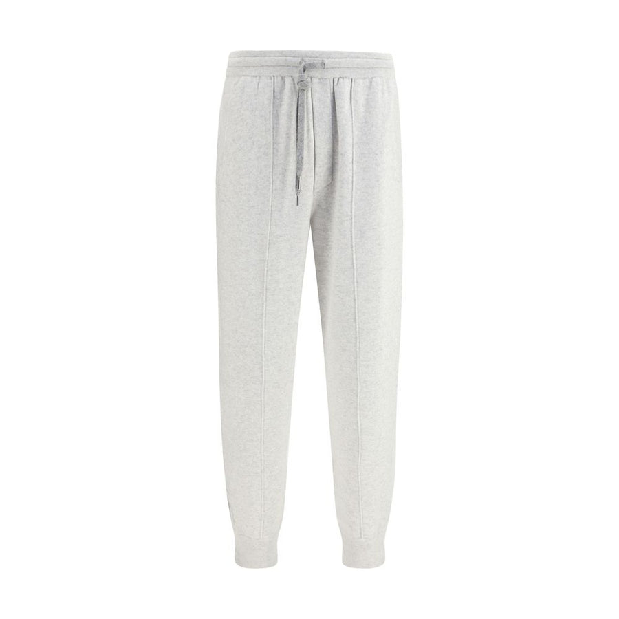 Gray Cashmere Casual Pants