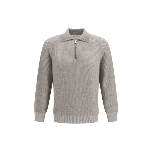 Gray Cashmere Sweater