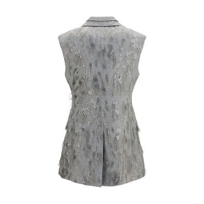 Gray Wool Oves Aries Sleeveless Jacket