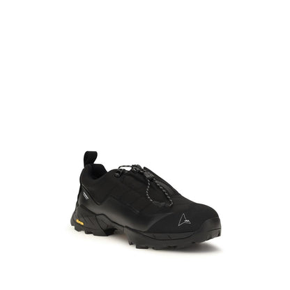 Black Polyamide Athletic Sneakers