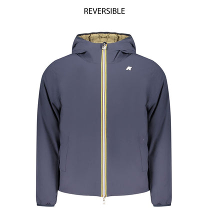 Blue Nylon Men's Jacket