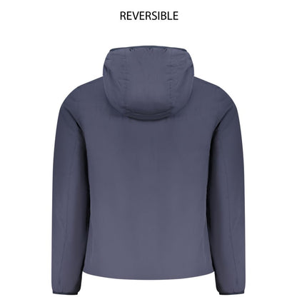 Blue Nylon Men's Jacket