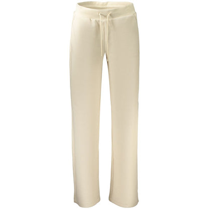 Beige Lyocell Women Trouser