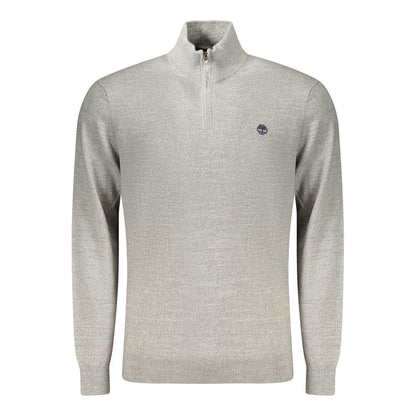 Gray Cotton Men's Sweater