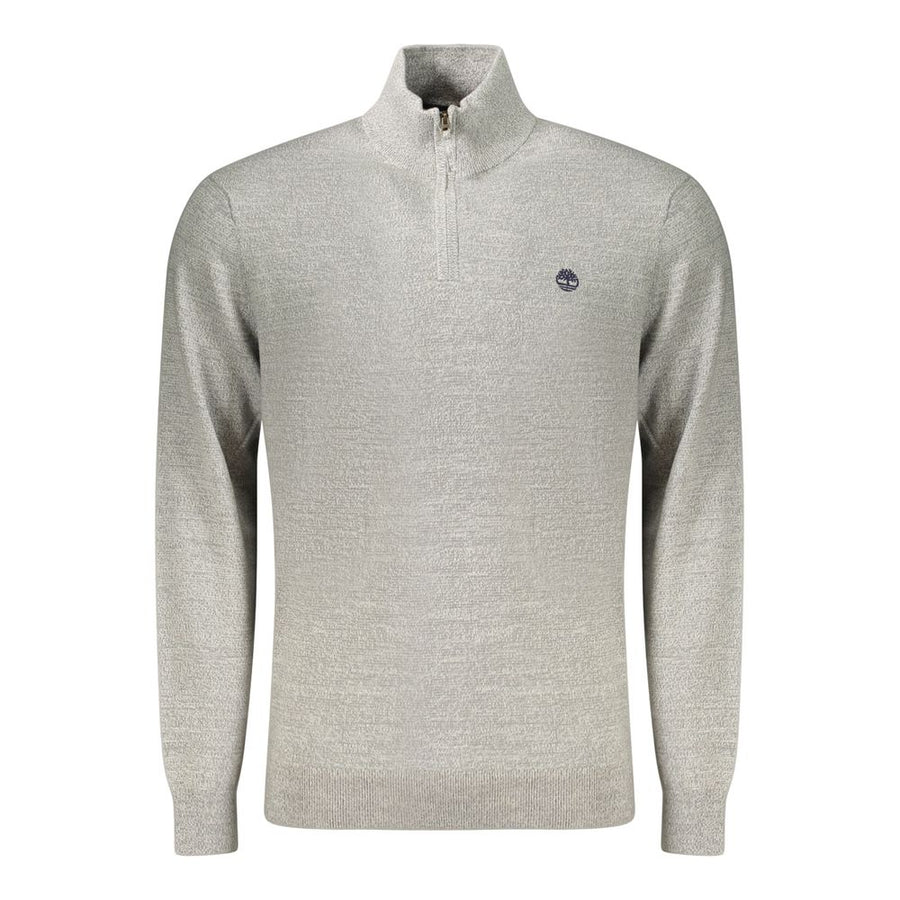 Gray Cotton Men's Sweater
