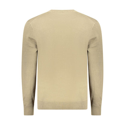 Green Cotton Men's Sweater