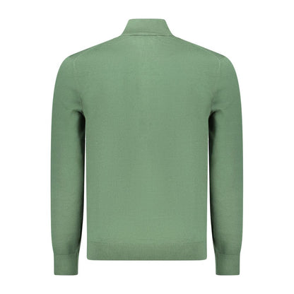 Green Cotton Men's Pullover