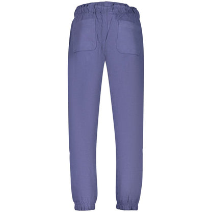 Blue Cotton Men's Trouser