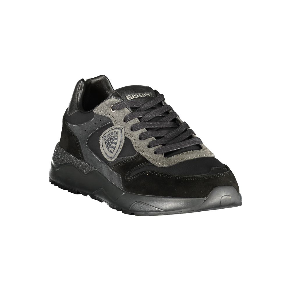 Nero Polyurethane Uomo Sneaker