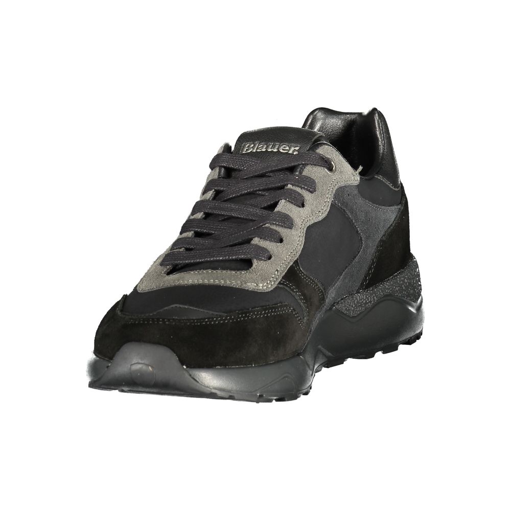 Nero Polyurethane Uomo Sneaker