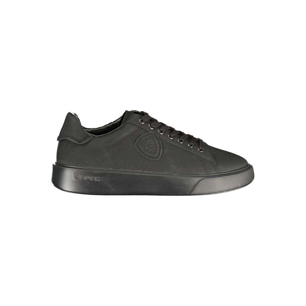 Nero Polyurethane Men Sneakers