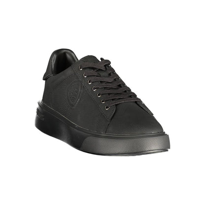 Nero Polyurethane Men Sneakers