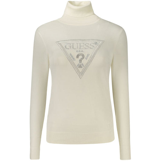White Viscose Women's Sweater