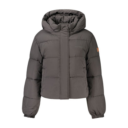 Black Polyester Women's Jacket