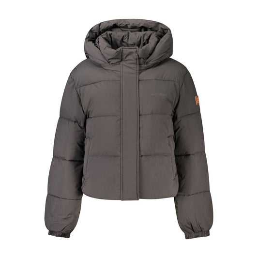 Black Polyester Women's Jacket