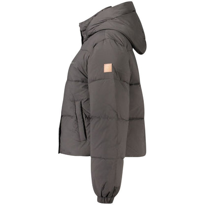 Black Polyester Women's Jacket