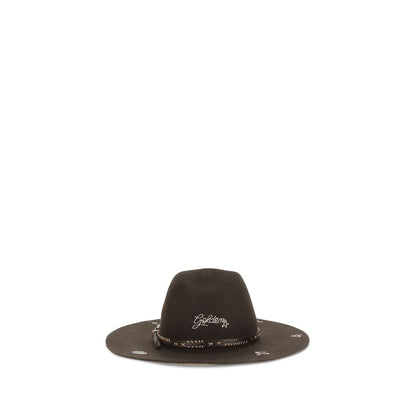 Brown Wool Oves Aries Fedora