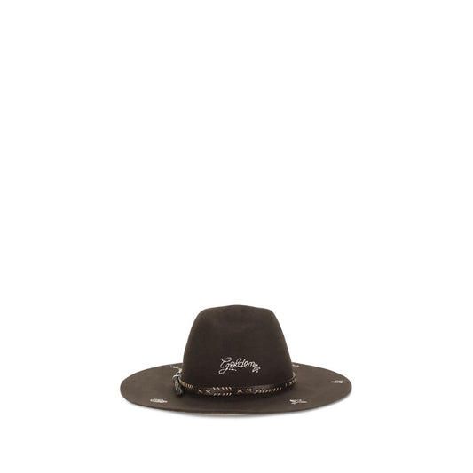 Brown Wool Oves Aries Fedora