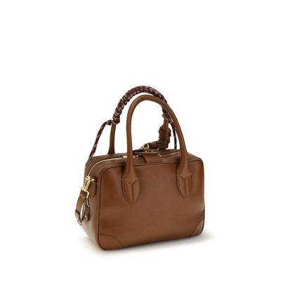 Brown Calf Leather Bos Taurus Handbag