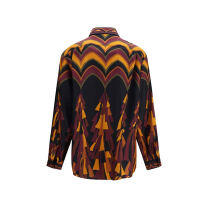 Multicolor Silk Pattern Shirt