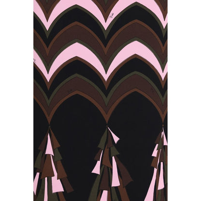 Multicolor Polyamide Long Skirt
