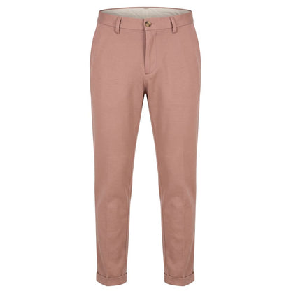 Pink Viscose Men Pant