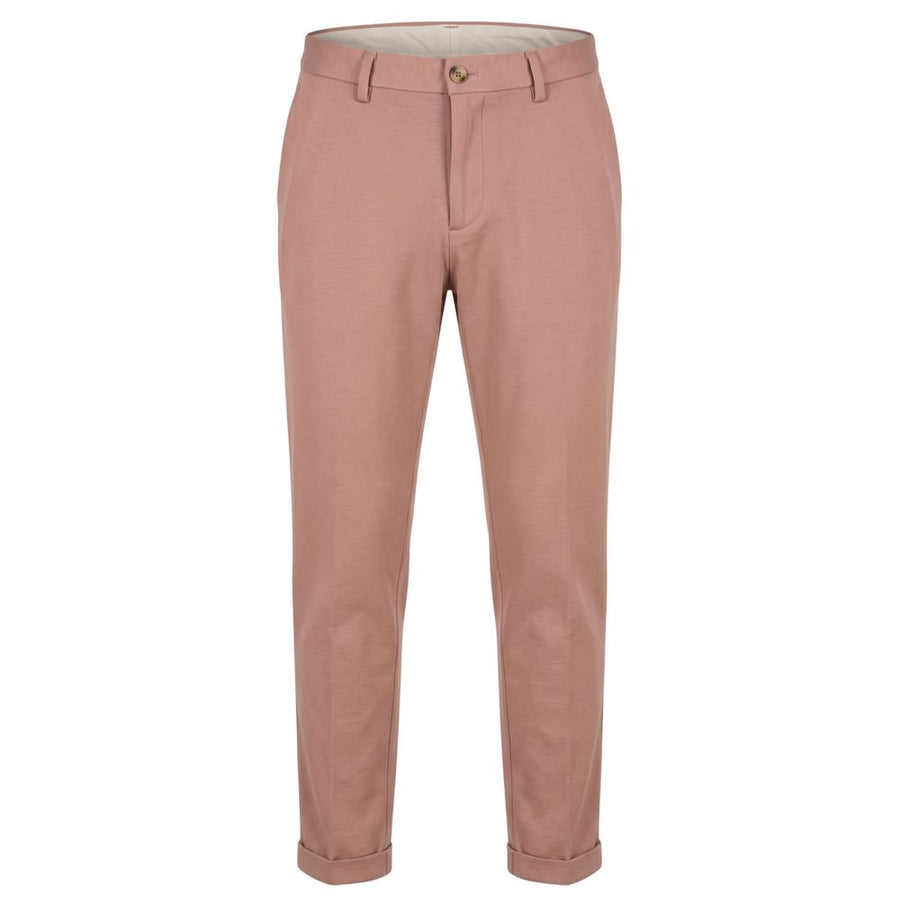 Pink Viscose Men Pant
