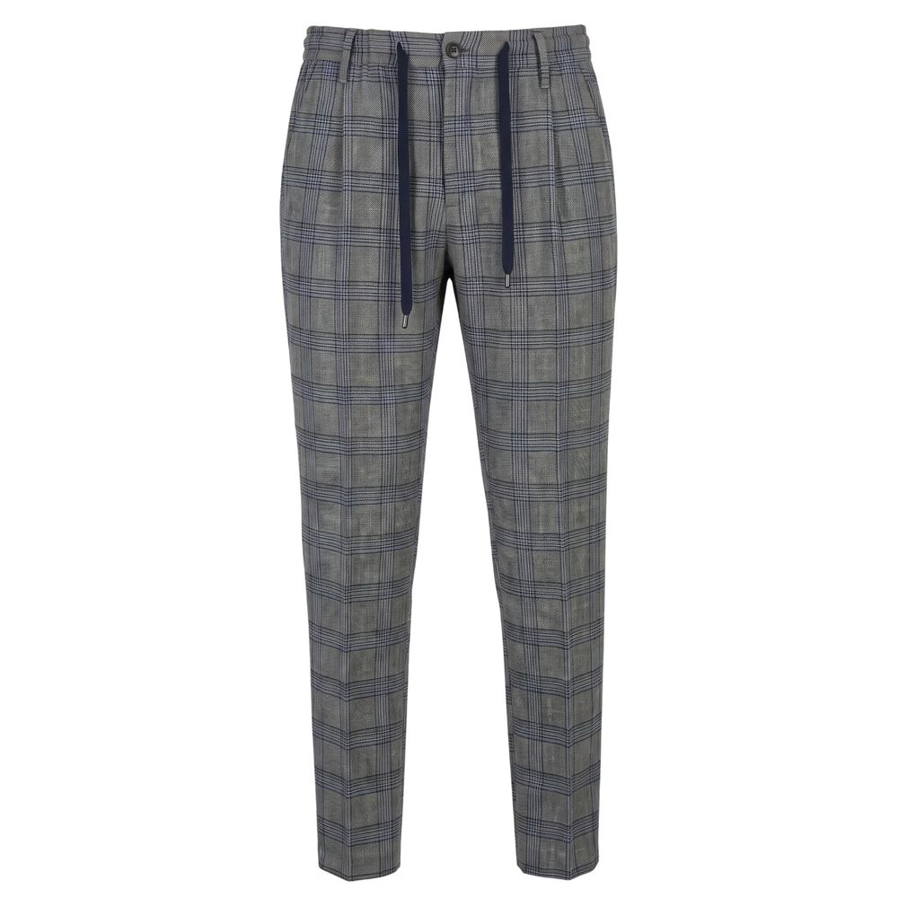 Green Cotton Men Pants