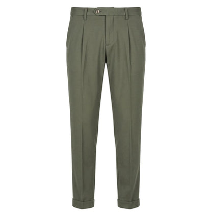 Green Viscose Men Pants