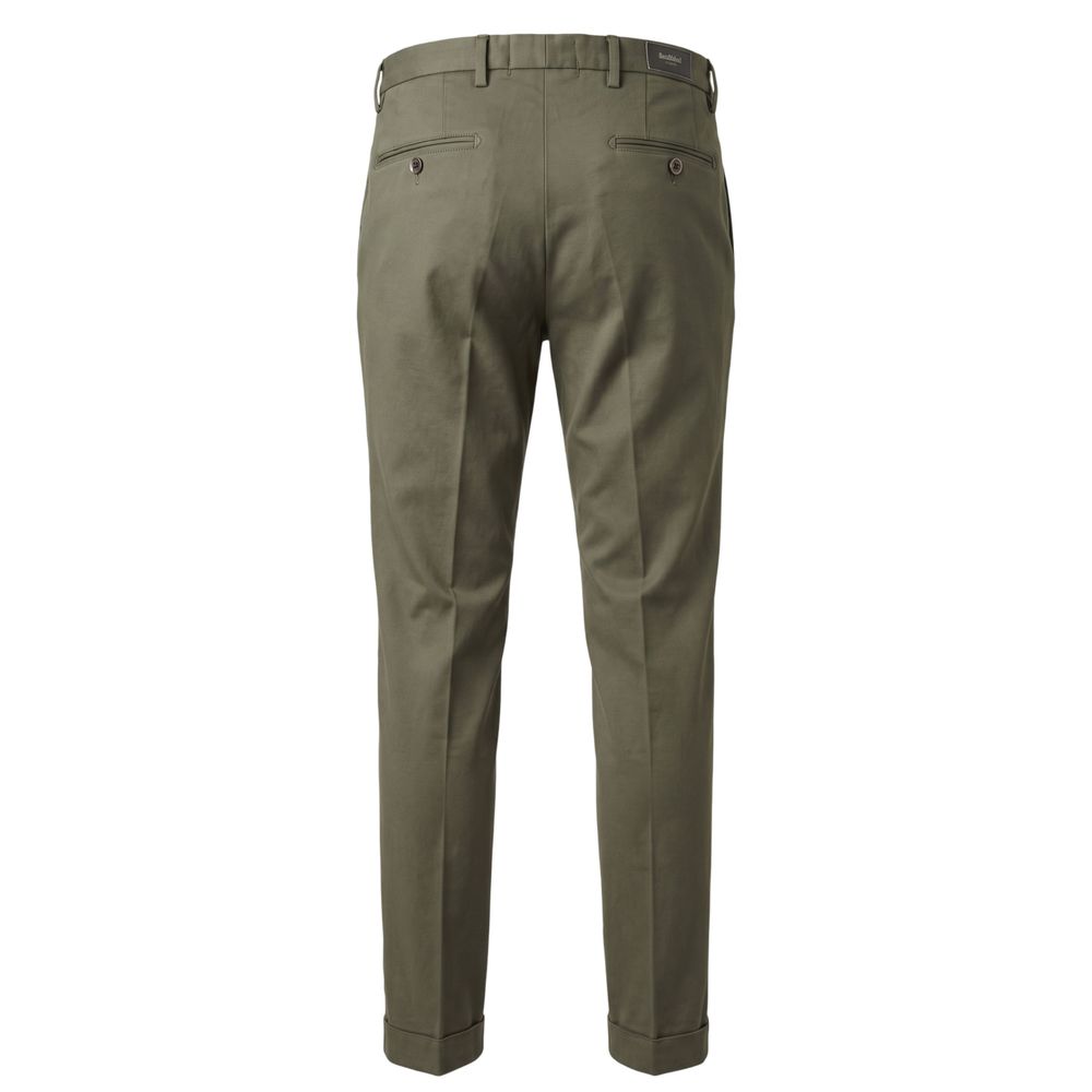 Green Viscose Men Pants
