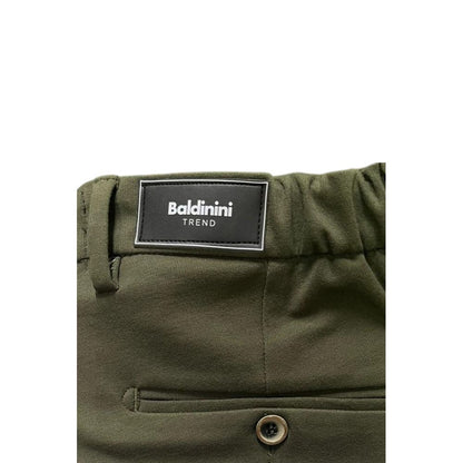 Green Viscose Men Pant